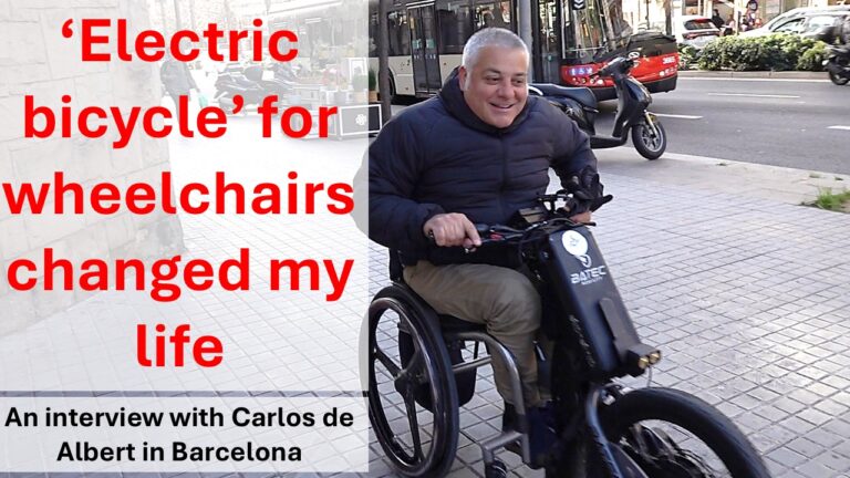 Videos: Electric bicycles for wheelchairs